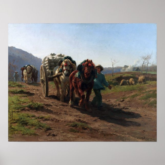 Póster Bonheur - De vuelta de los campos (Frente)