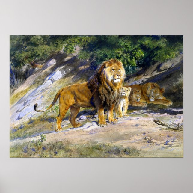 Póster Bonheur - El rey vigila (Frente)