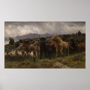 Póster Bonheur - Redada Highland 1860