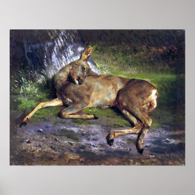 Póster Bonheur - Un Venado De Ruedas En El Bosque (Frente)