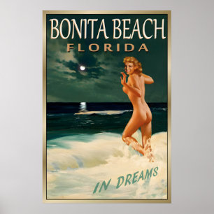 Póster Bonita Beach Florida Nueva Marilyn Monroe Original