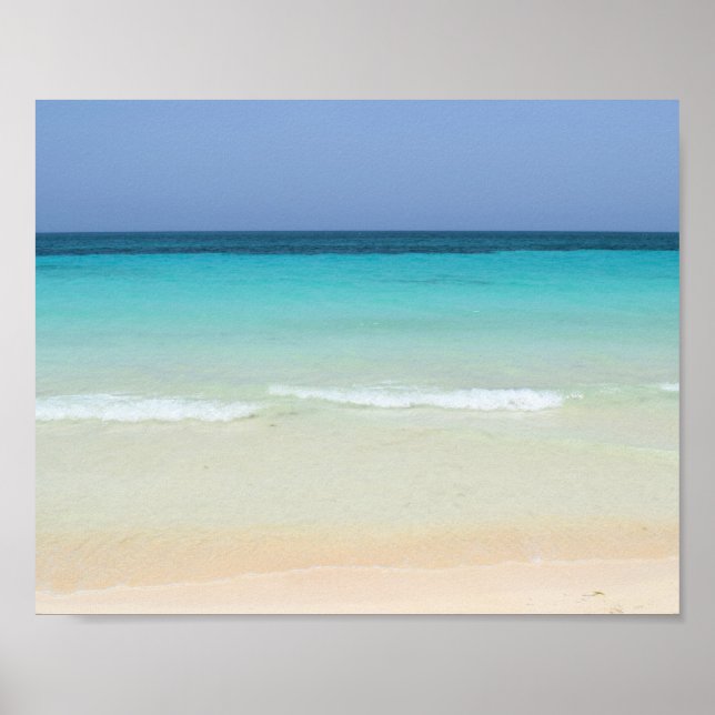 Póster Bonita foto de playa de 1977 (Frente)