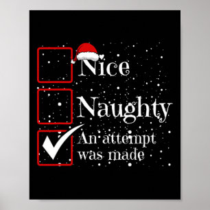 Póster Bonita Maldad Se Intentó Hacer Navidades Lista 3