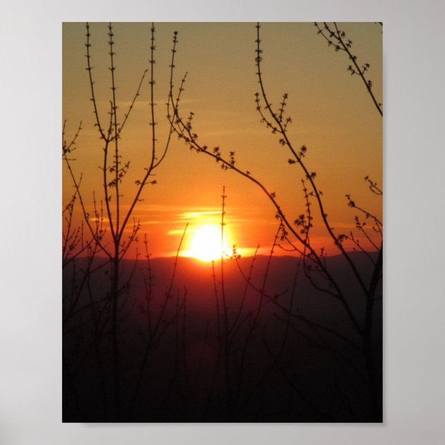 Póster Bonita Naturaleza Sunset Poster Imprimir imagen (Frente)