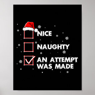 Póster Bonita Nrita Un Intento Fue Hecho Camisa Santa Chr