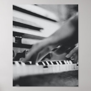 Póster Bonita obra de piano