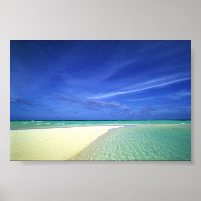 Póster Bonita playa (Frente)