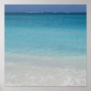 Póster Bonita playa Foto de Turcas y Caicos