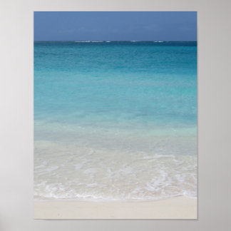 Póster Bonita playa | Foto de Turcas y Caicos