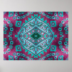 Póster Bonita tela árabe, árabe, árabe, arabia, arabesca