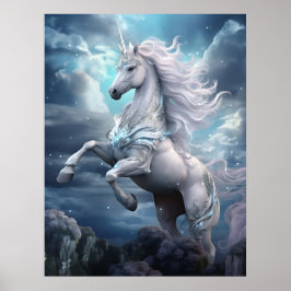 Póster Bonita unicornio
