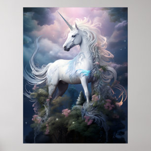 Póster Bonita unicornio