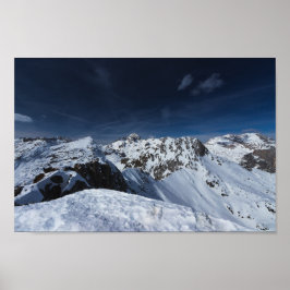 Póster Bonita vista desde la montaña Viševnik, Eslovenia
