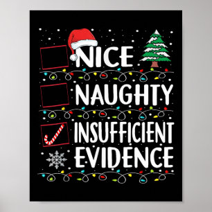 Póster Bonitas Navidades de evidencia insuficientes