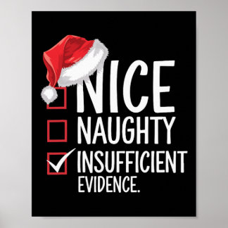 Póster Bonitas Navidades de evidencia insuficientes