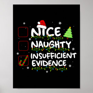 Póster Bonitas Navidades de evidencia insuficientes