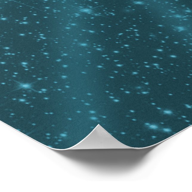 Póster Bonitas notas musicales juntas como corazón (Esquina)