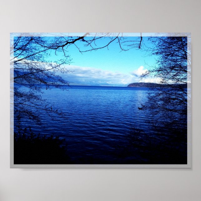 Póster Bonitas vistas a la costa (Frente)