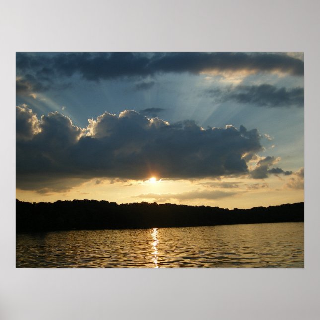 Póster Bonito atardecer (Frente)