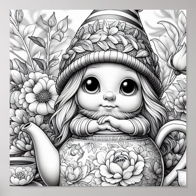 Póster Bonito Color Me (Frente)