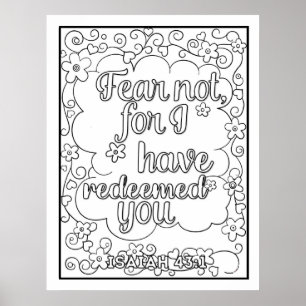 Póster Bonito Color Me de la Escritura