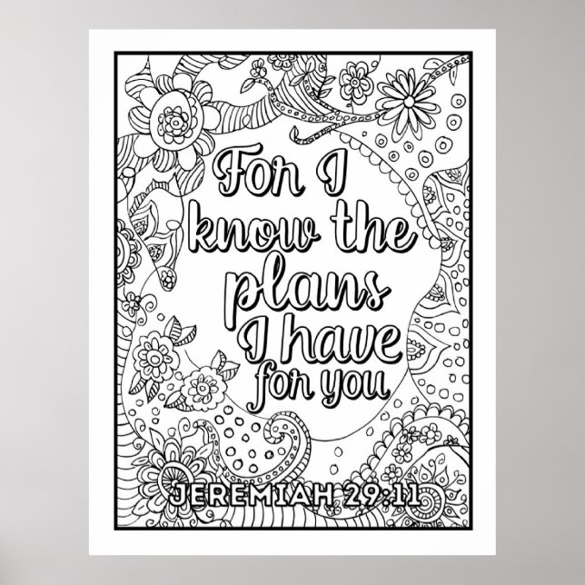 Póster Bonito Color Me de la Escritura (Frente)