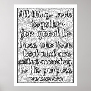 Póster Bonito Color Me de la Escritura