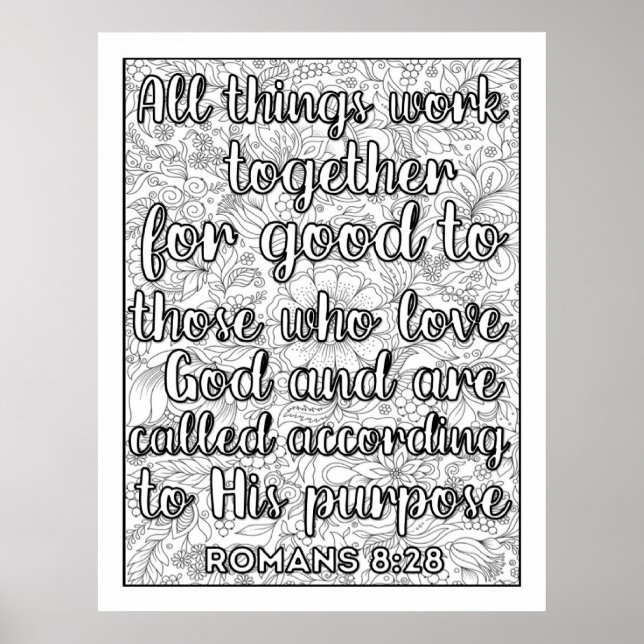 Póster Bonito Color Me de la Escritura (Frente)