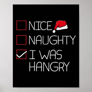 Póster Bonito Navidades traviesos con Hangry Humor divert