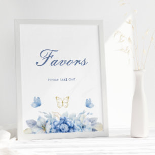 Póster Bonito Pequeño Mariposa Niño Baby Shower Favorece