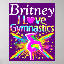 BONITO PURPLE ME ENCANTA EL POSTER DE GIMNASTICA