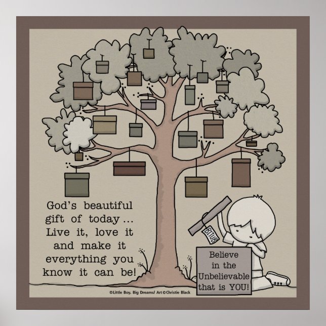 Póster Bonito regalo (Frente)