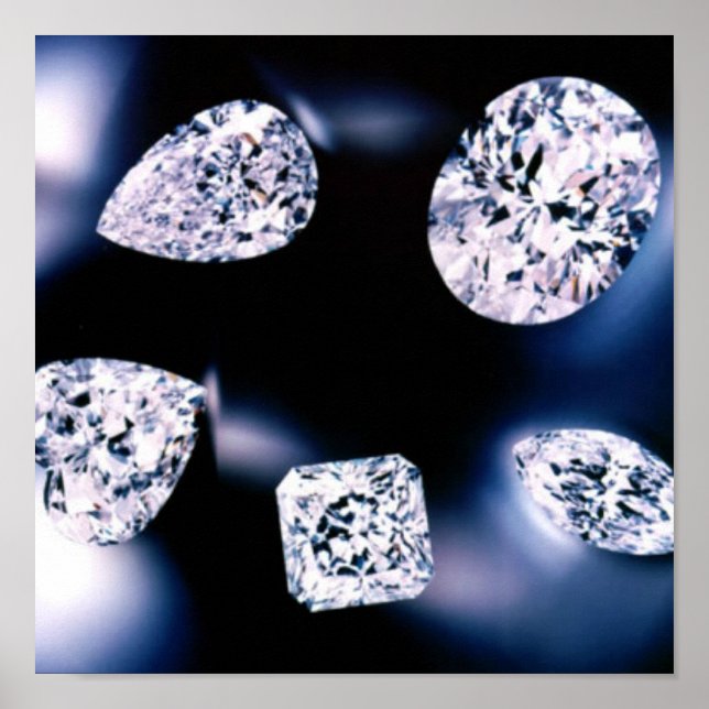Póster Bonitos diamantes (Frente)