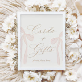 Póster Bonjour Bébé Pink Paris Eiffel Tower Cards & Gifts