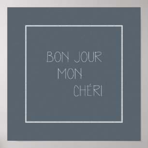 Póster Bonjour Mon Chéri