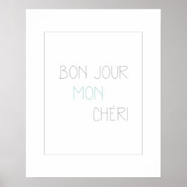 Póster Bonjour Mon Chéri II