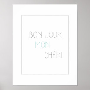 Póster Bonjour Mon Chéri II