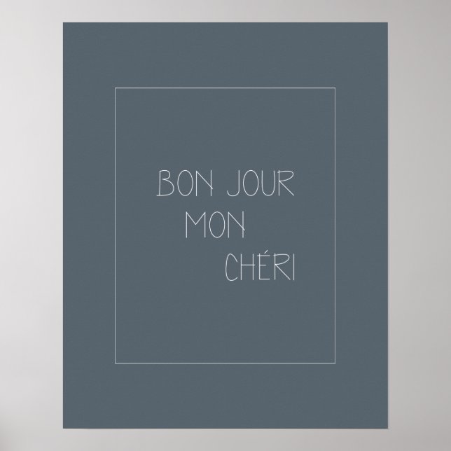 Póster Bonjour Mon Chéri II (Frente)