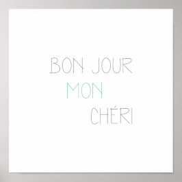Póster Bonjour Mon Chéri II