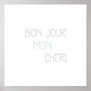 Póster Bonjour Mon Chéri II