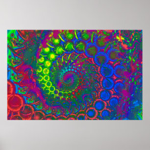Póster Bonkers 3D Fractal
