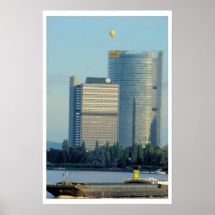 Póster Bonn, Alemania, el río Rhine