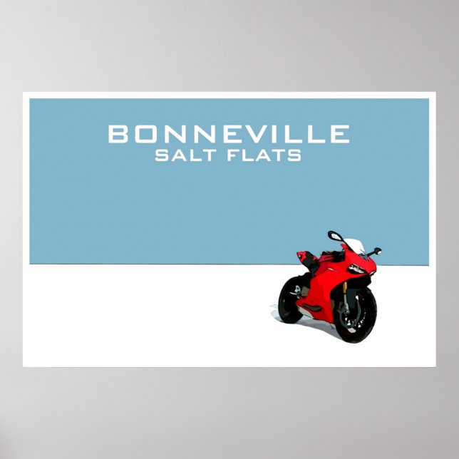 Póster Bonneville Salt Flats (Frente)