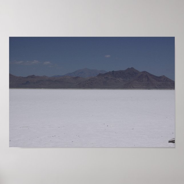 Póster Bonneville Salt Flats, Poster de Utah (Frente)