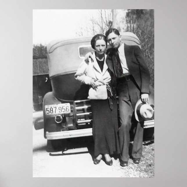 PÓSTER BONNIE & CLYDE - TEXAS OUTLAWS 1933 (Frente)