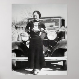 PÓSTER BONNIE PARKER, SOCIO DE CLYDE, LANZA UN PUESTO EN