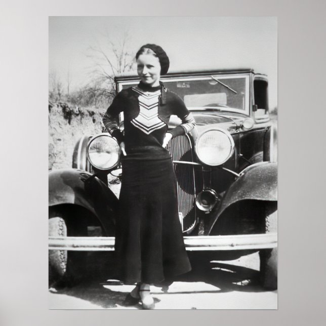 PÓSTER BONNIE PARKER, SOCIO DE CLYDE, LANZA UN PUESTO EN  (Frente)