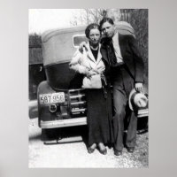 Bonnie Parker y Clyde Barrow 1933