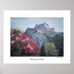 Póster Bonnie Scotland Edinburgh Castle Scotland