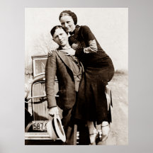 Bonnie y Clyde, la banda de los forasteros estadou